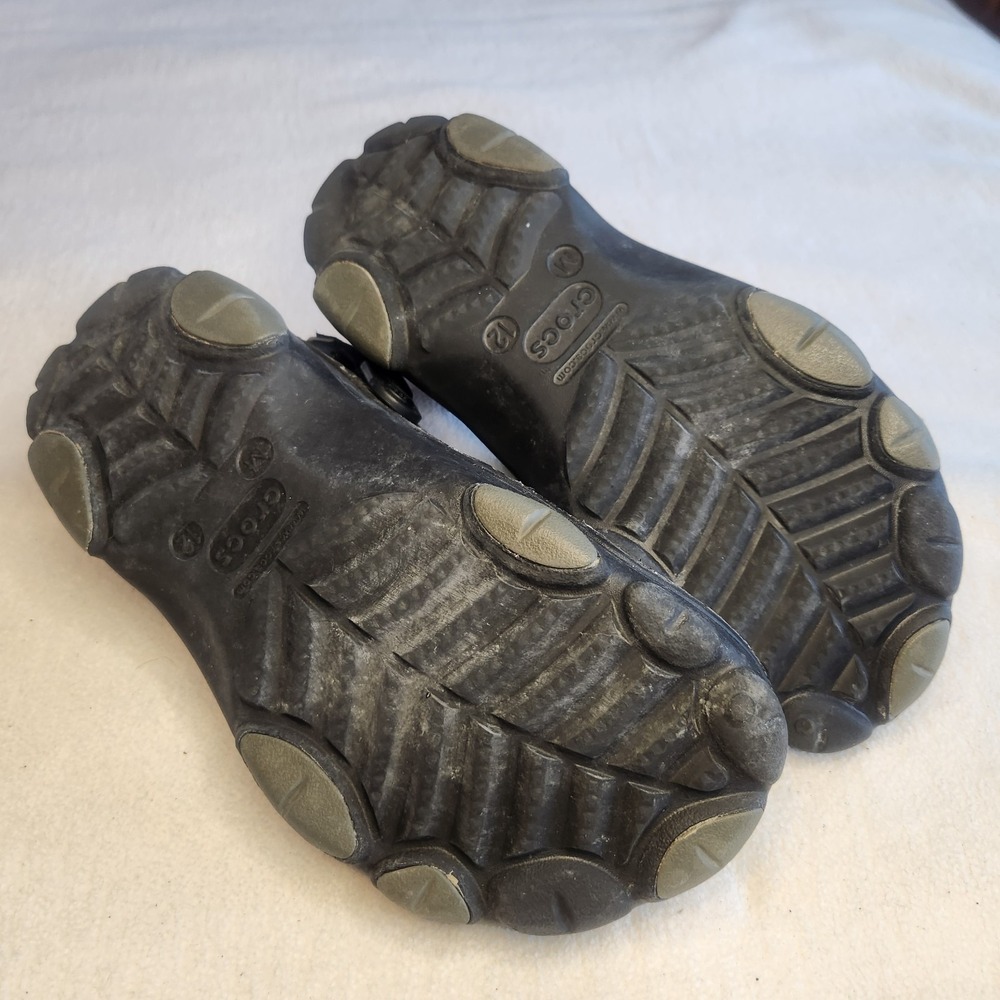 CROCS All Terrain Elements Clogs Shoes Mens 10.5 Mossy Oak Camo Adjustable - Picture 6 of 7